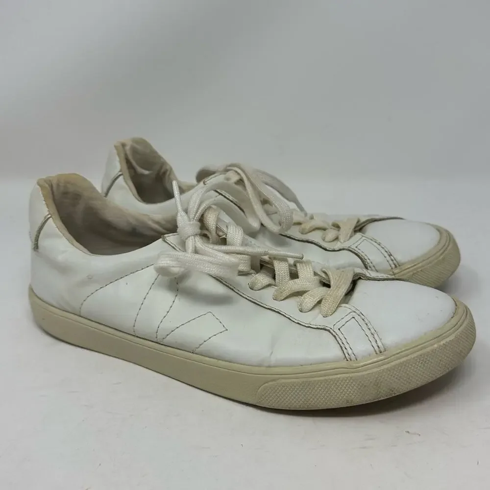 Veja x Madewell Esplar Low Sneakers Size 8 39 Women’s Shoes White Leather Casual